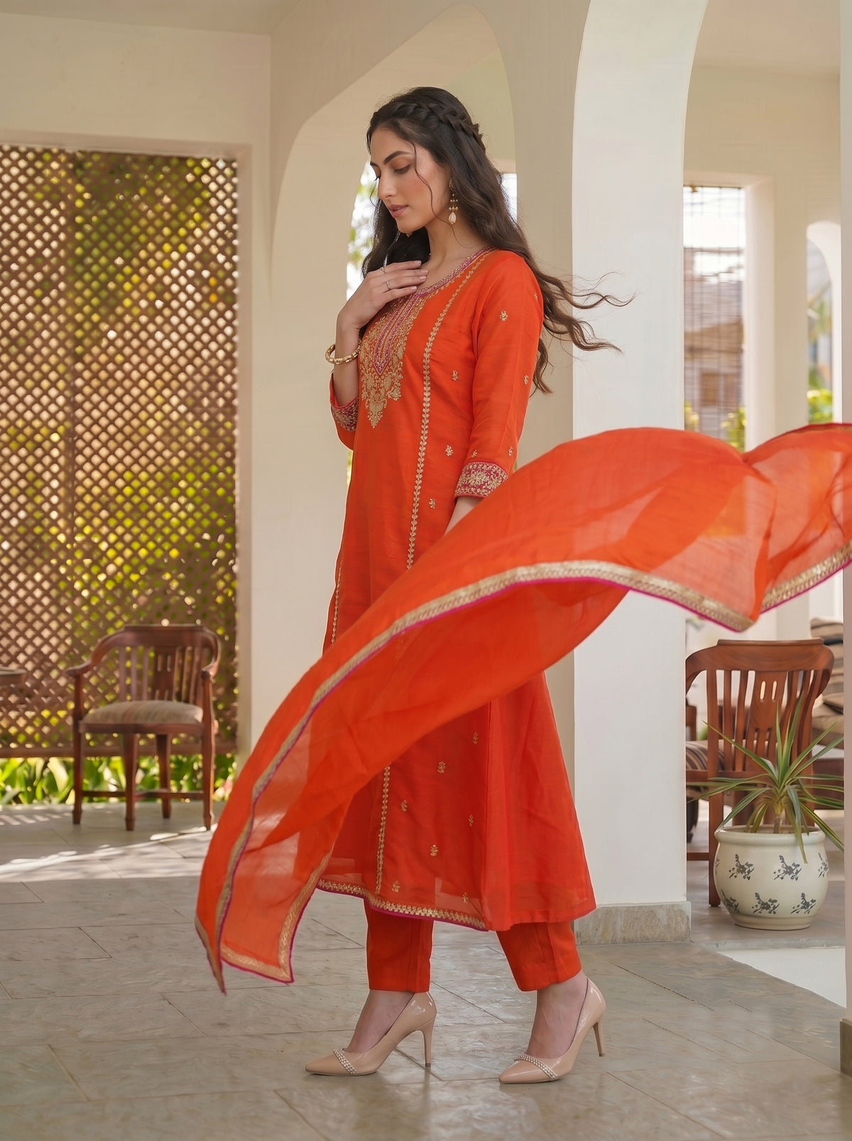 Zarisha Royale Embroidered Suit Set