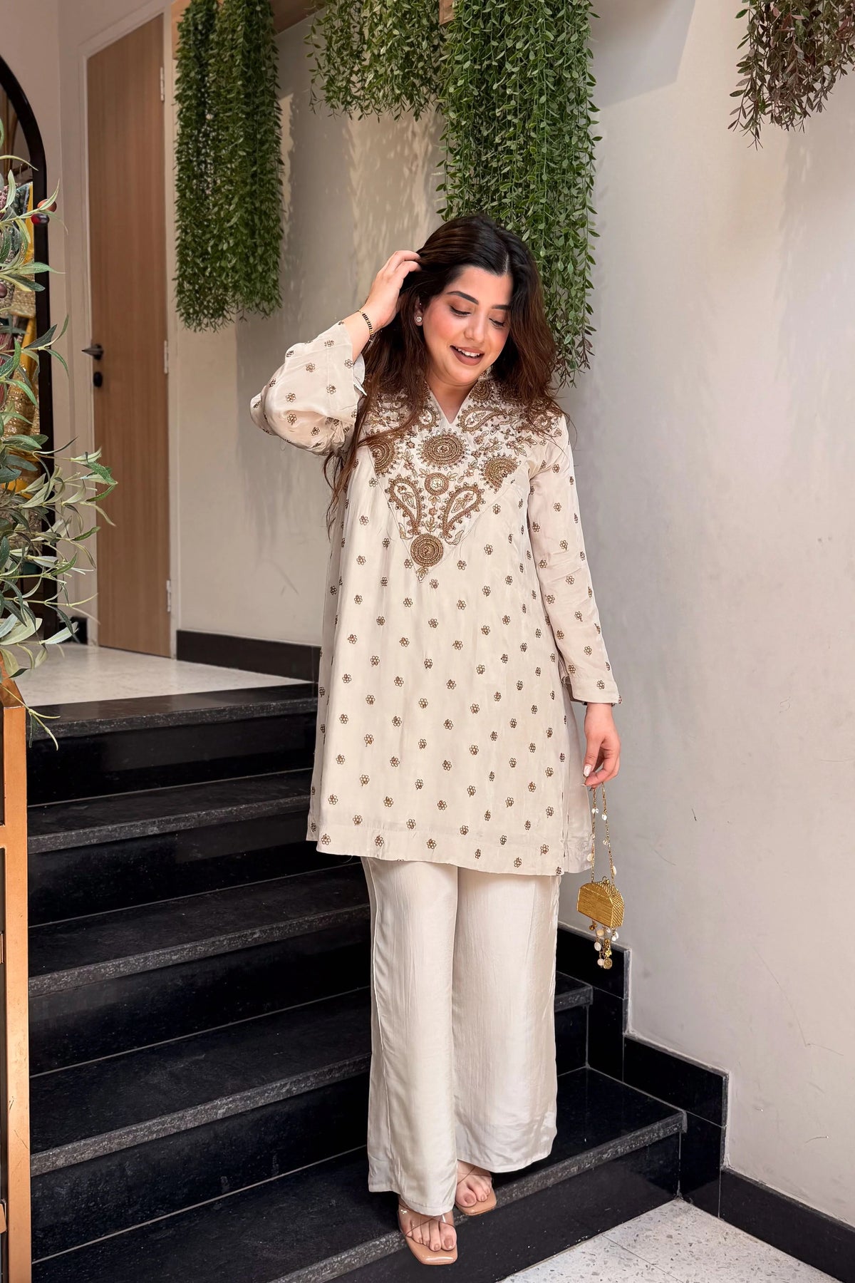 Aurelia Heritage Embroidered Co-Ord Set