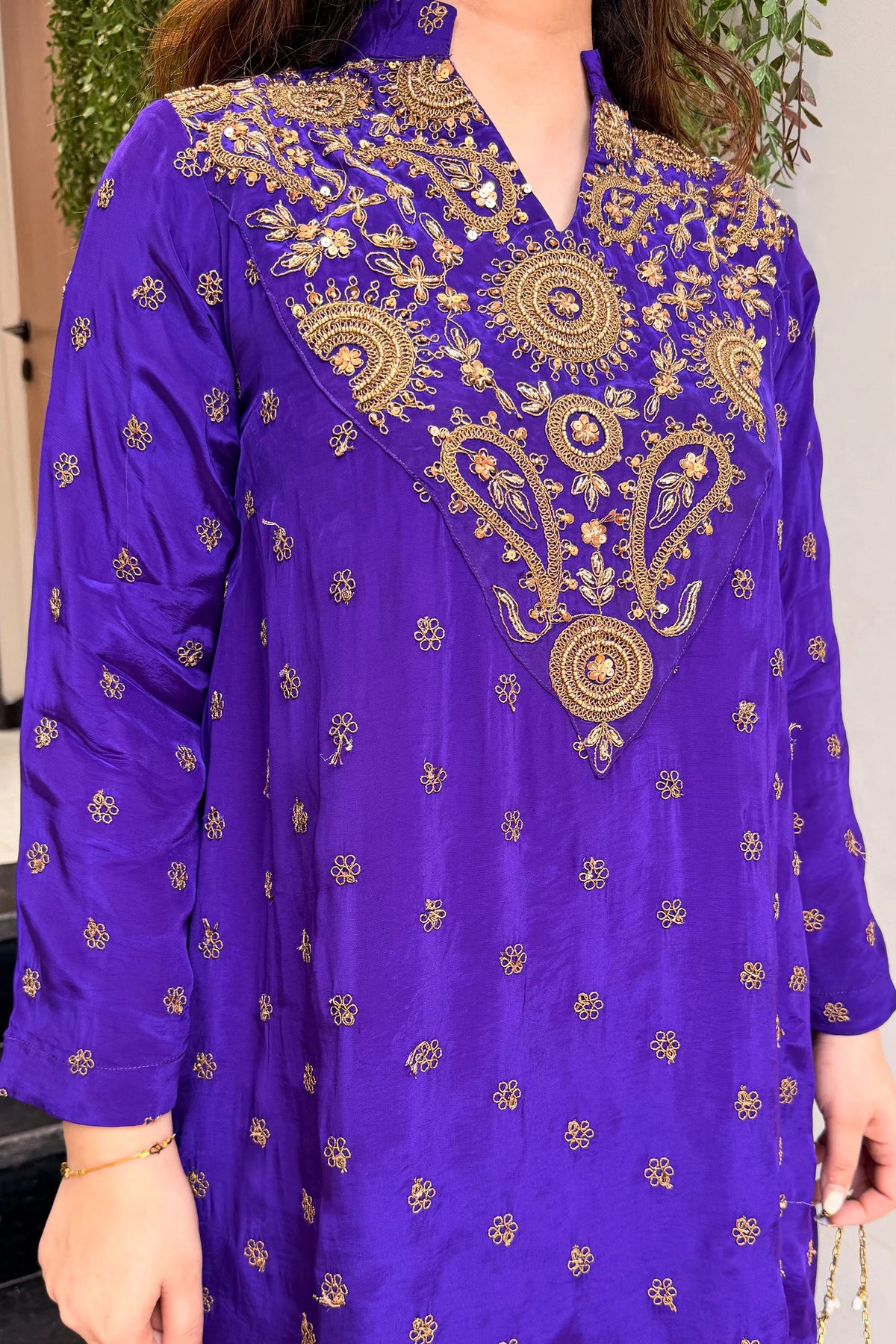 Aurelia Heritage Embroidered Co-Ord Set