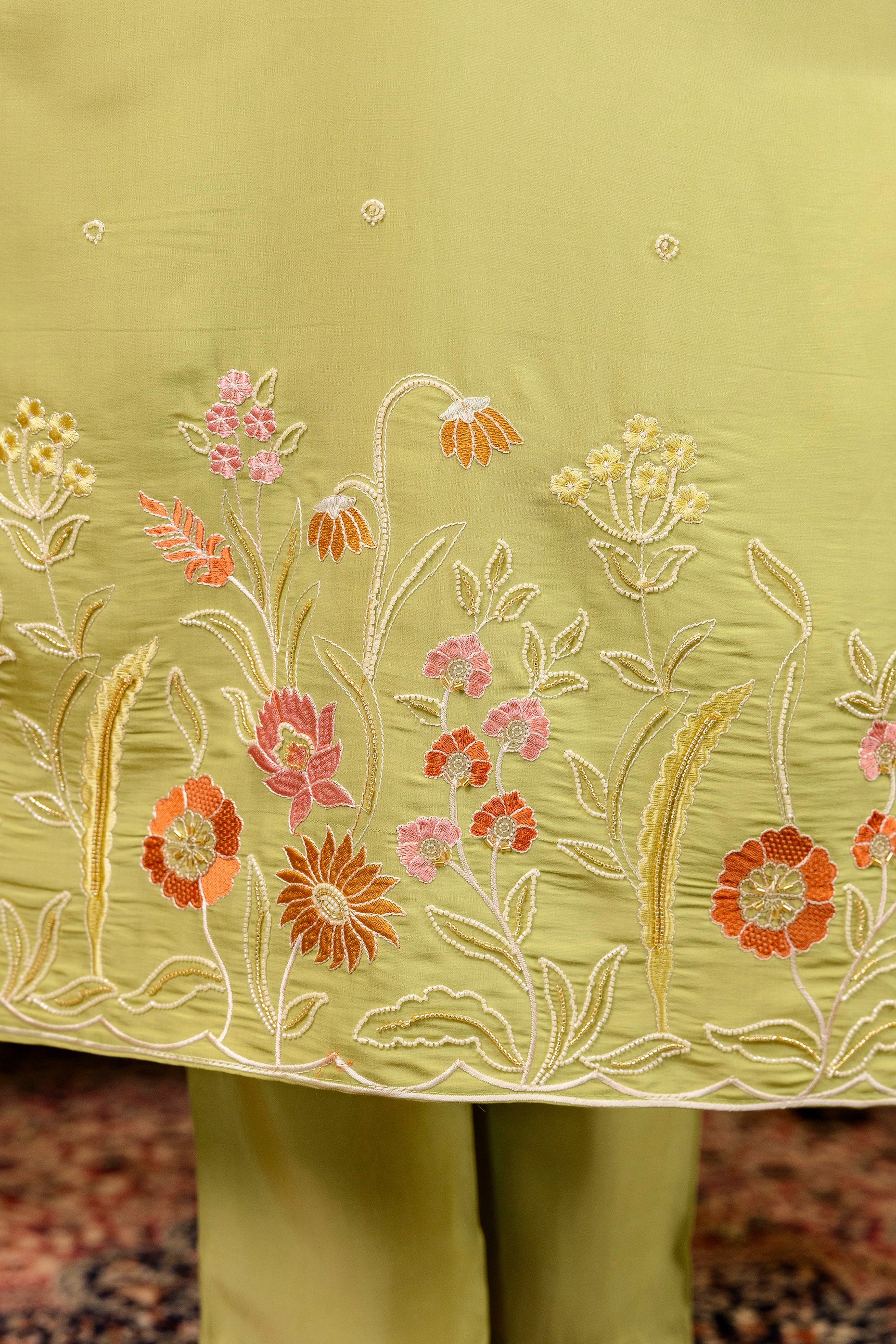 Very Good-Looking Viscose Silk Embroidery Suit Set