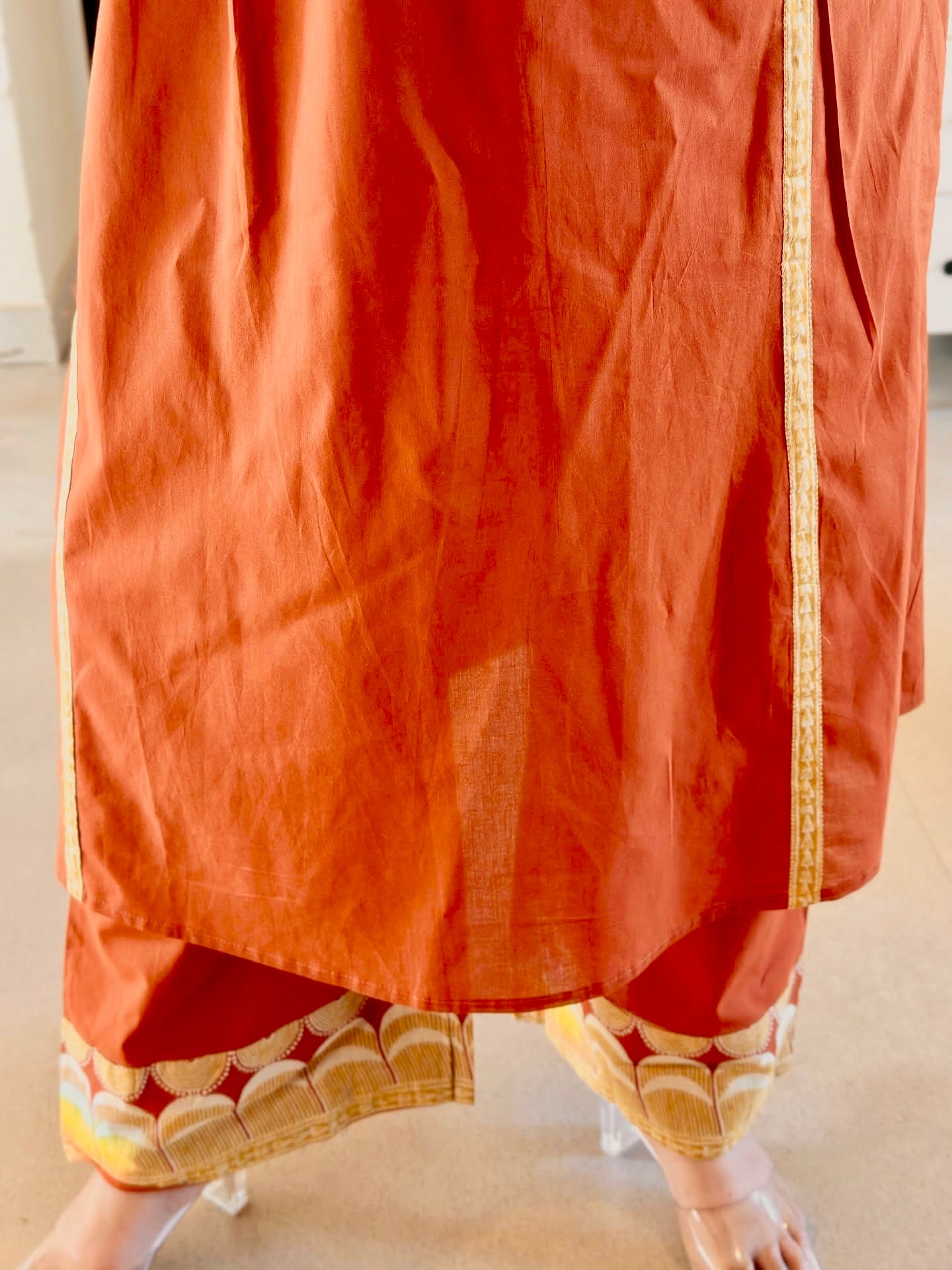 Vary Aesthetic Pure Mul Cotton Embroidery Suit Set