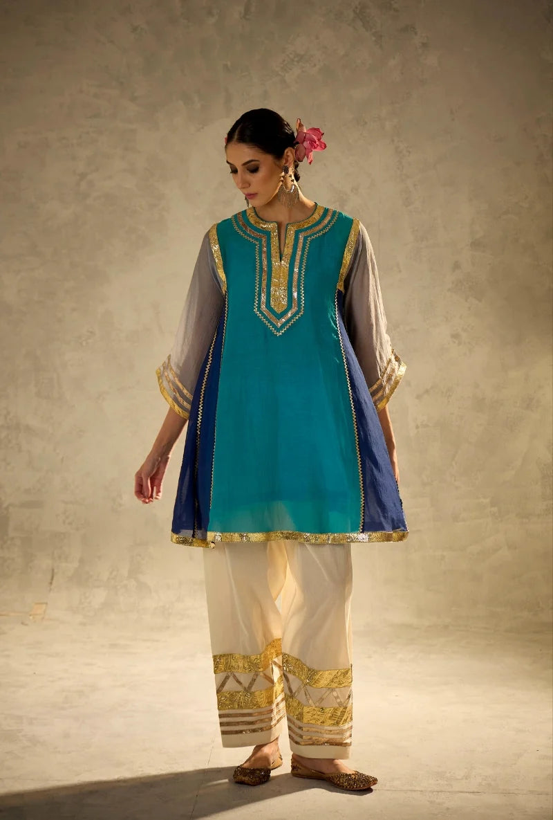 Kareena Kapoor Inspried Pure Mul Cotton Cord Set