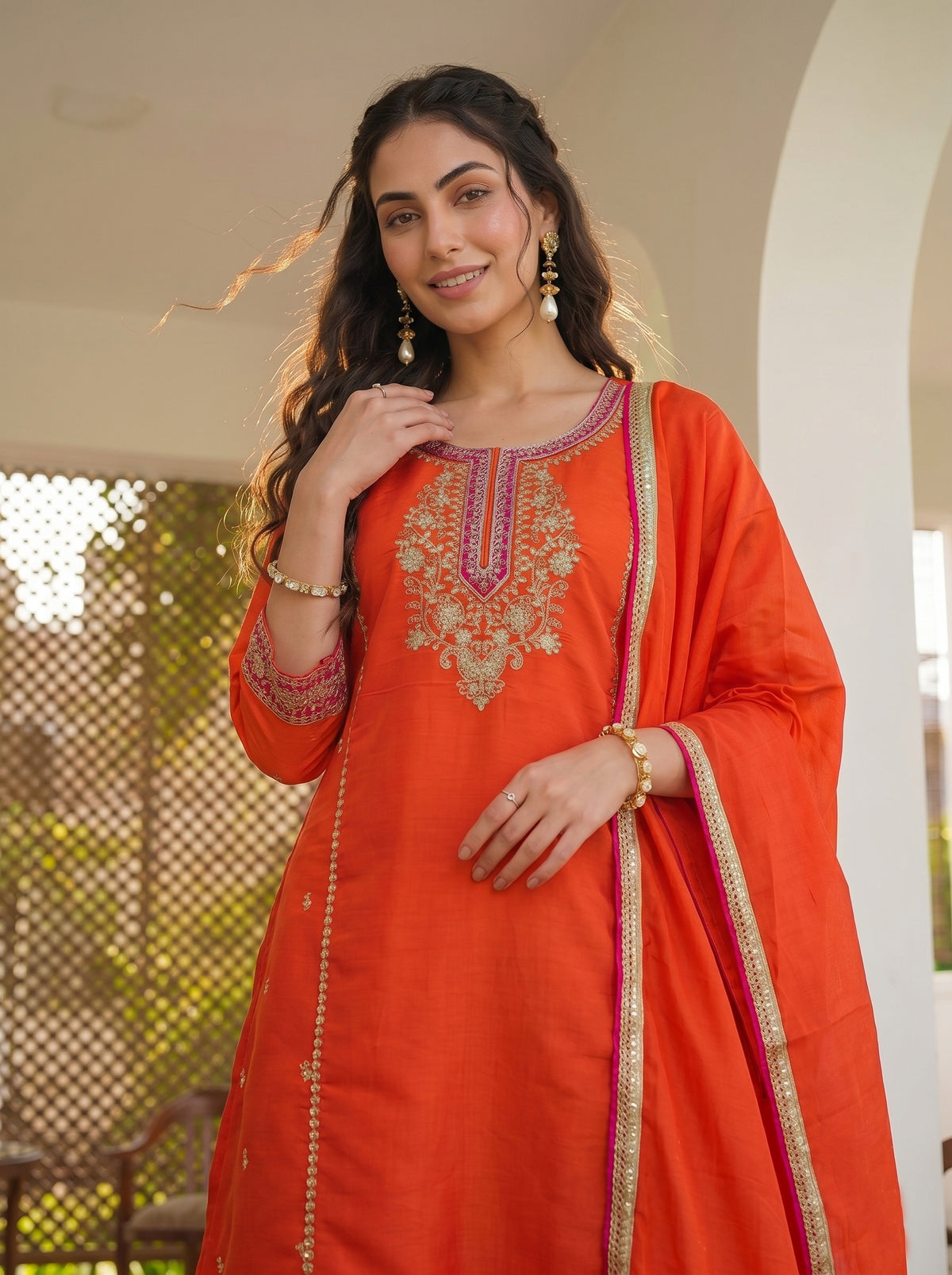 Zarisha Royale Embroidered Suit Set