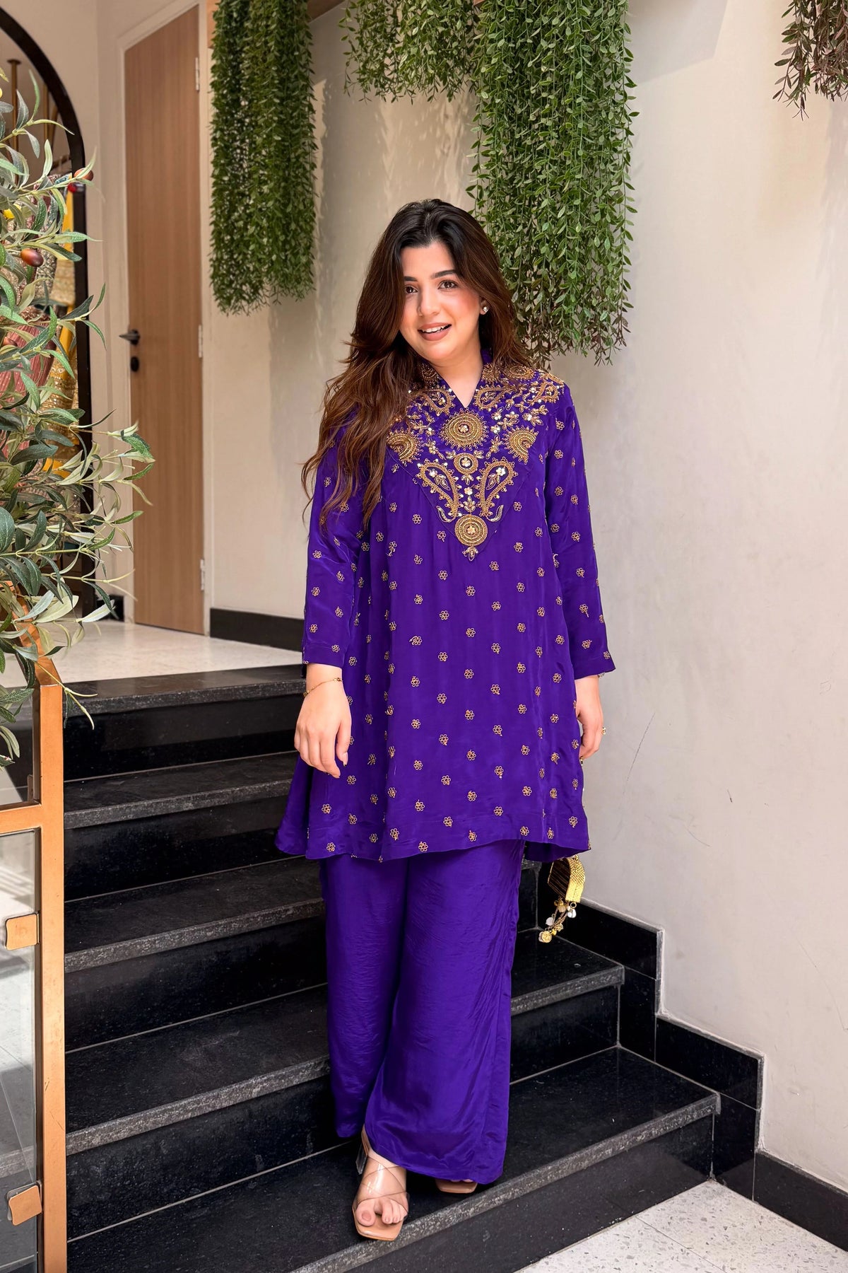 Aurelia Heritage Embroidered Co-Ord Set