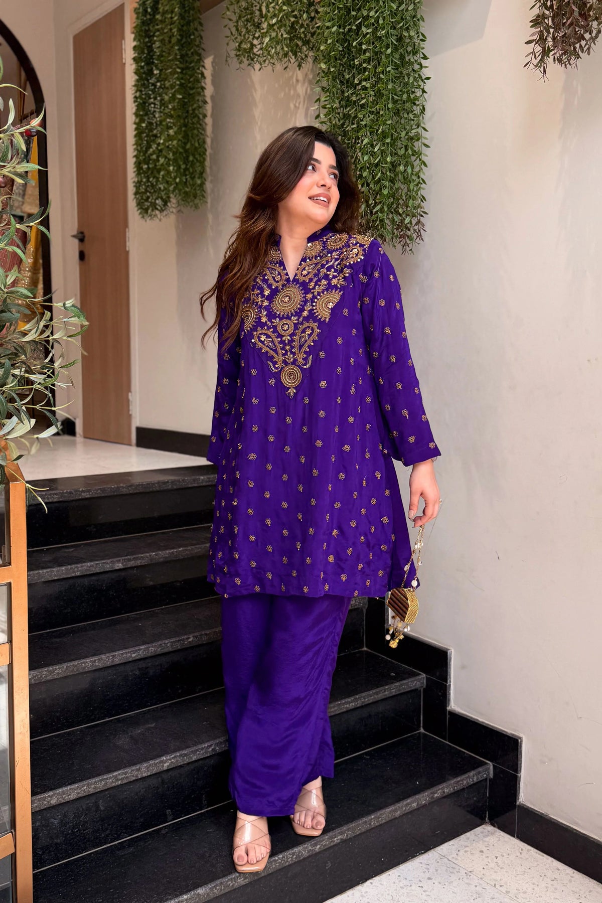Aurelia Heritage Embroidered Co-Ord Set