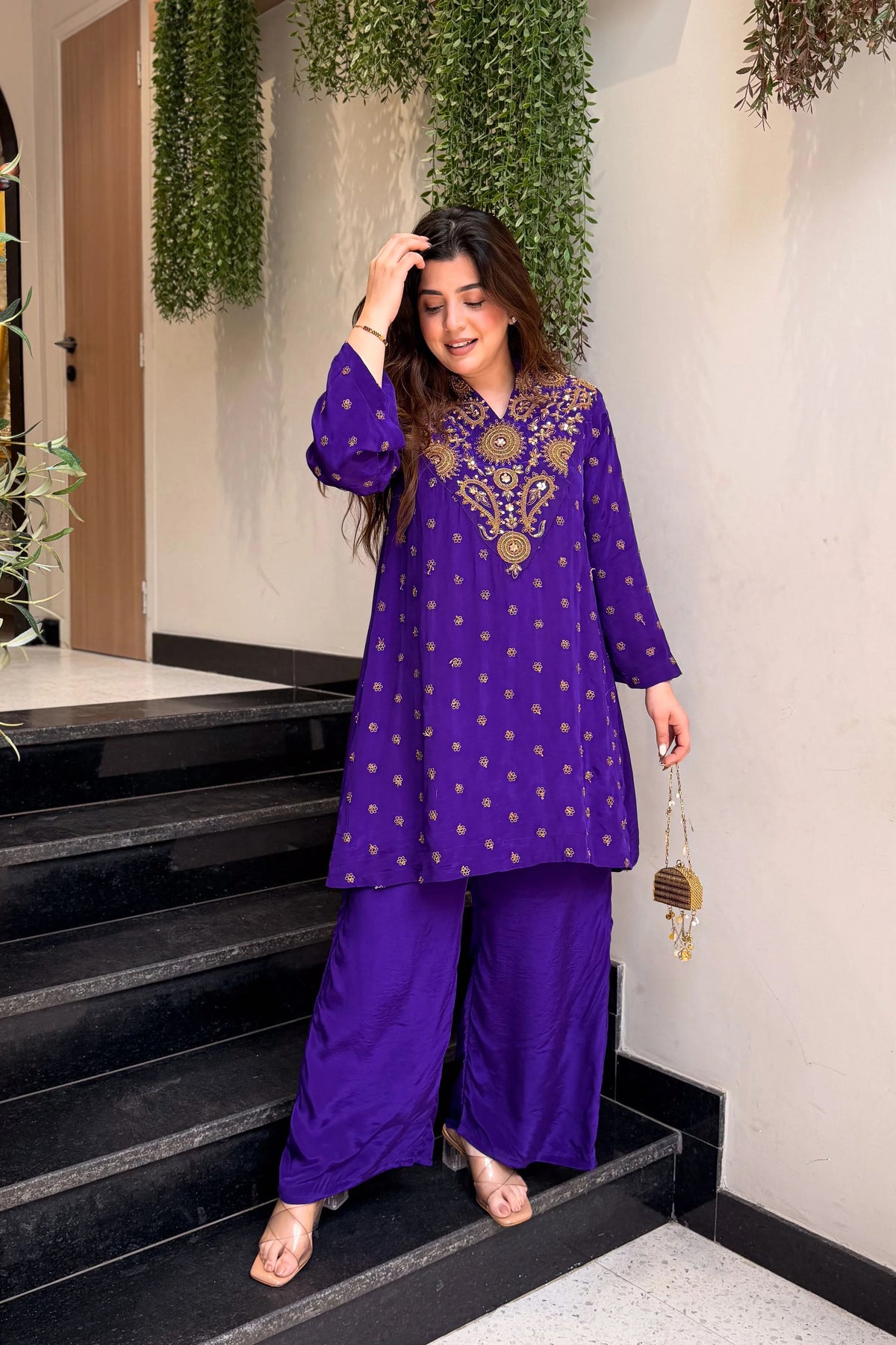 Aurelia Heritage Embroidered Co-Ord Set
