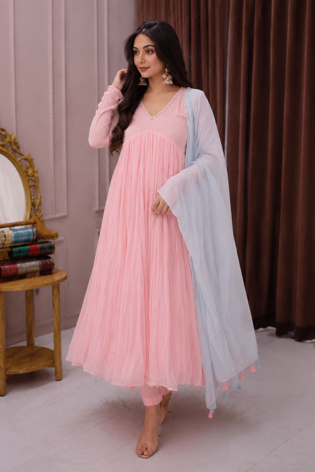 Navya Heritage Anarkali Suit Set