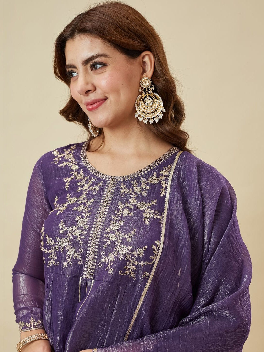 Mridula Heritage Emberoidery Sharara Set
