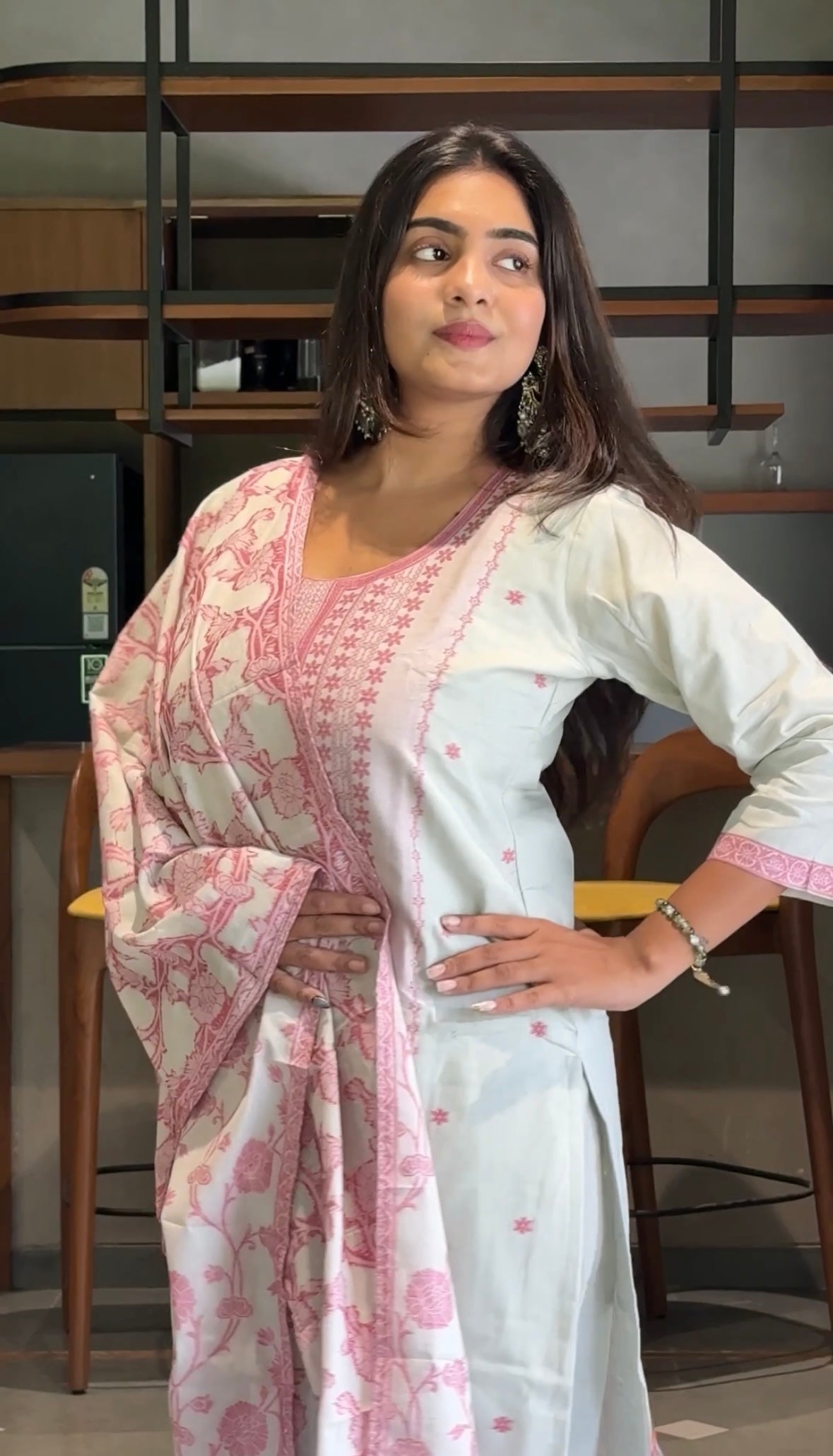 Royal Ethnic Handloom Cotton Weaving Suit Set