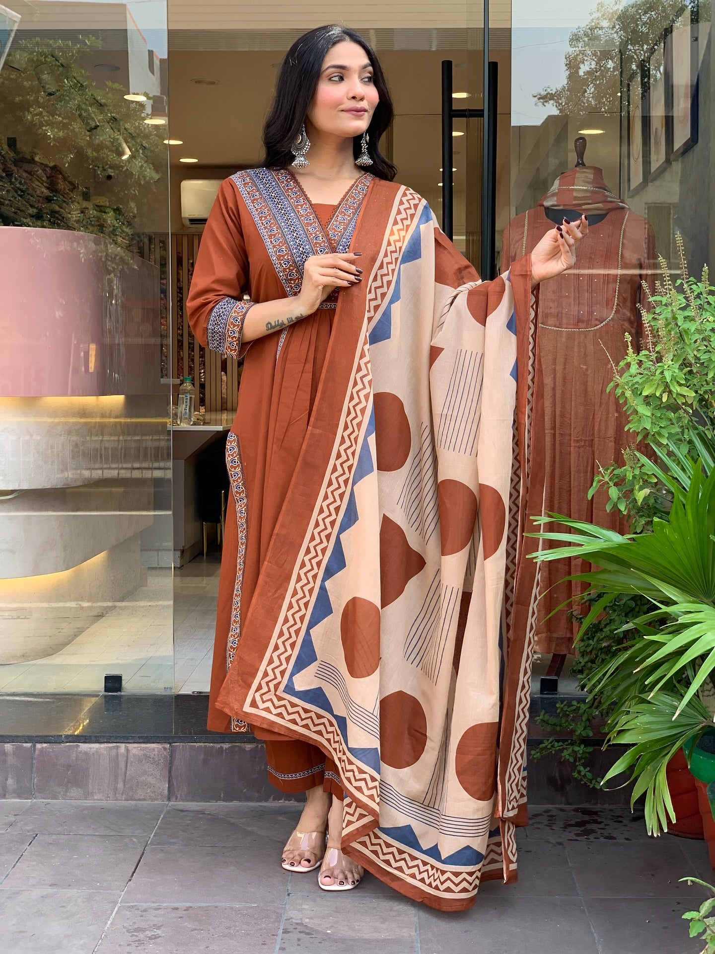 Very Delightful Pure Mul Cotton suit Set