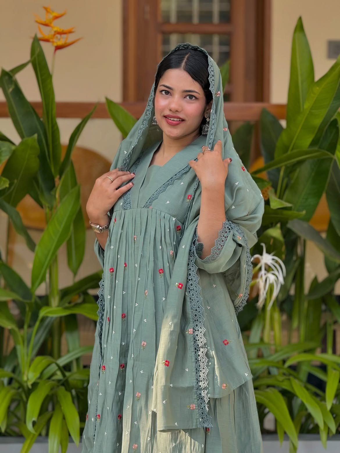 Vasundhara Sunlit Embroidered Kurta Set