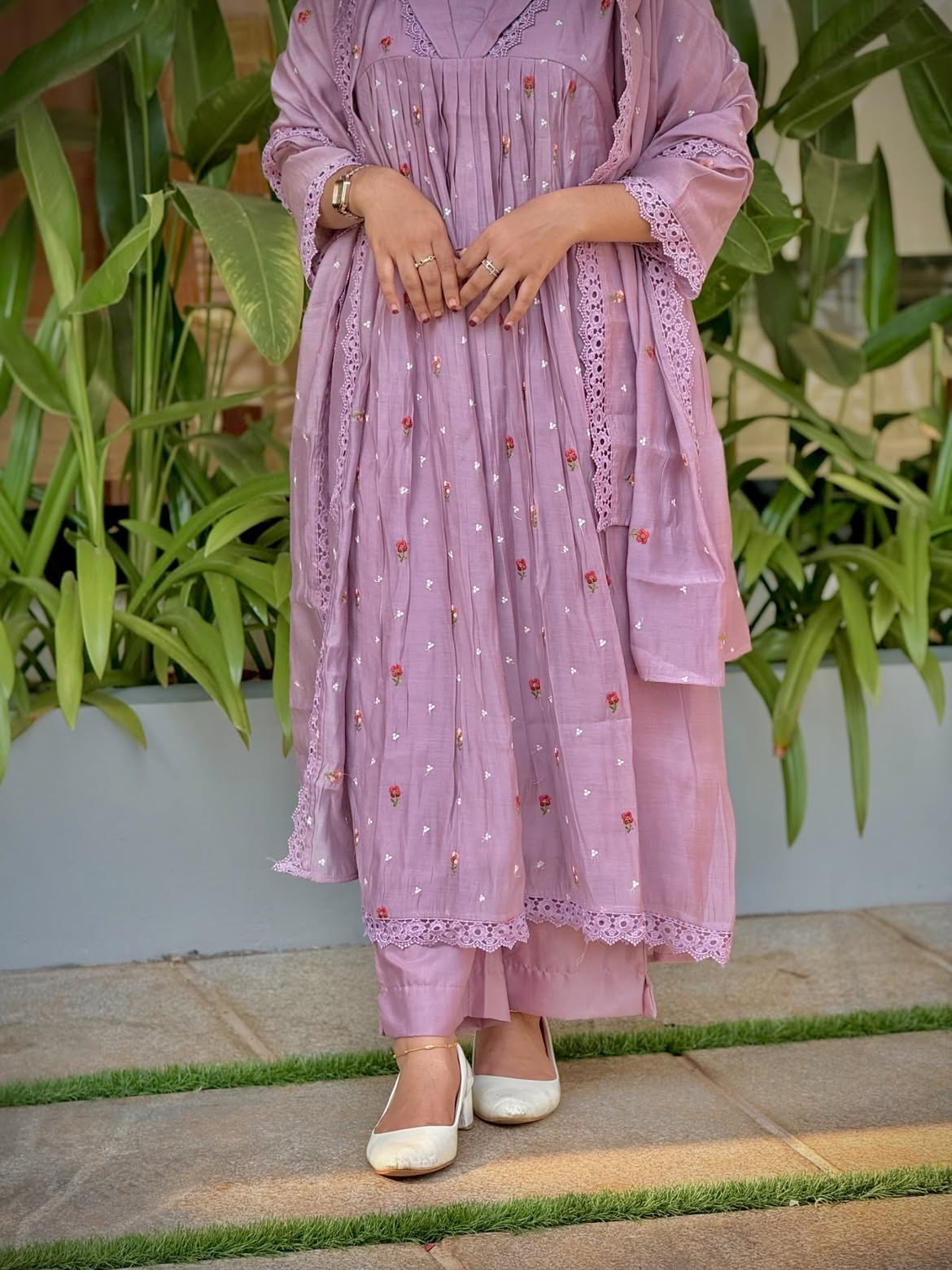 Vasundhara Sunlit Embroidered Kurta Set
