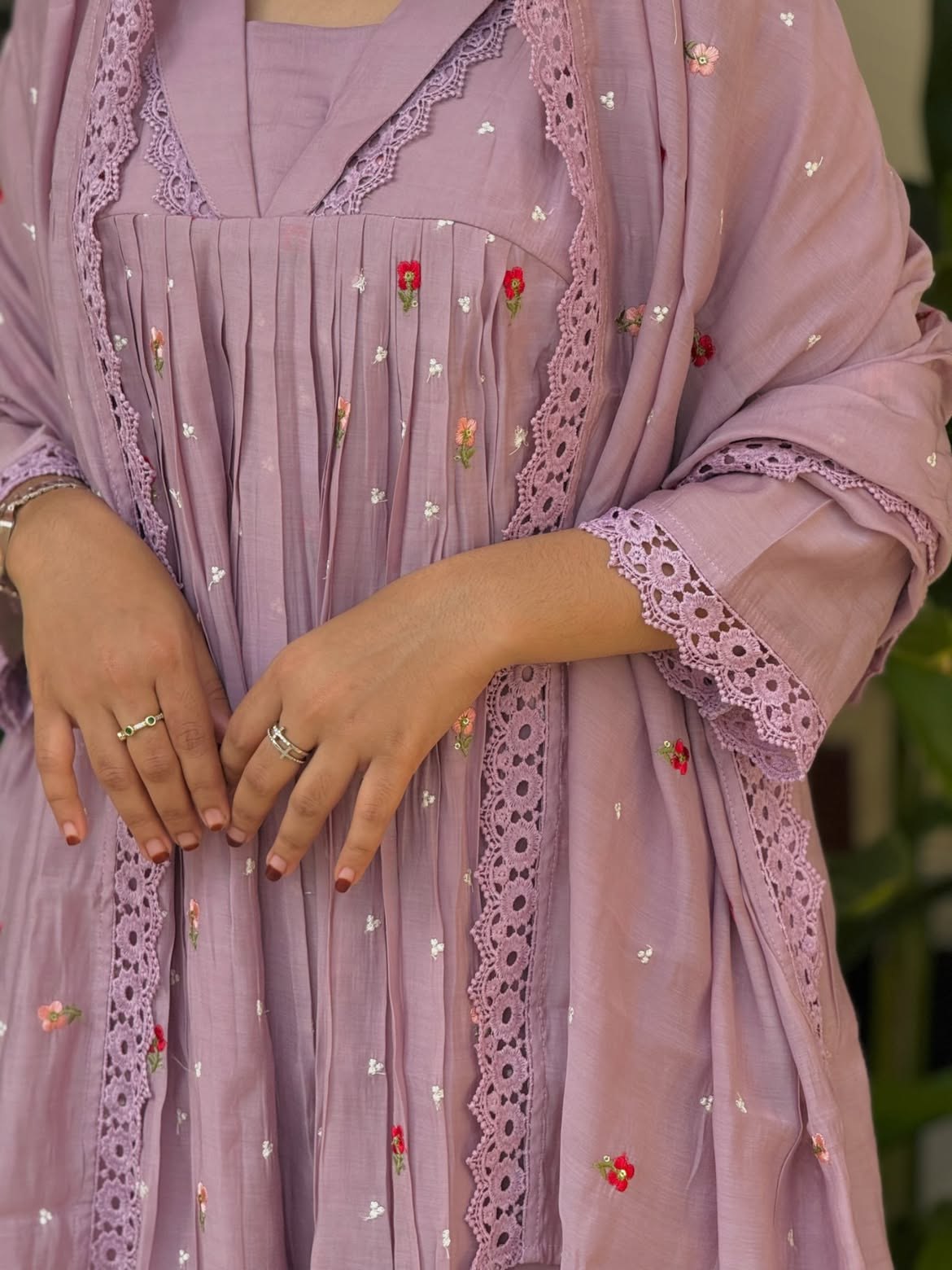 Vasundhara Sunlit Embroidered Kurta Set