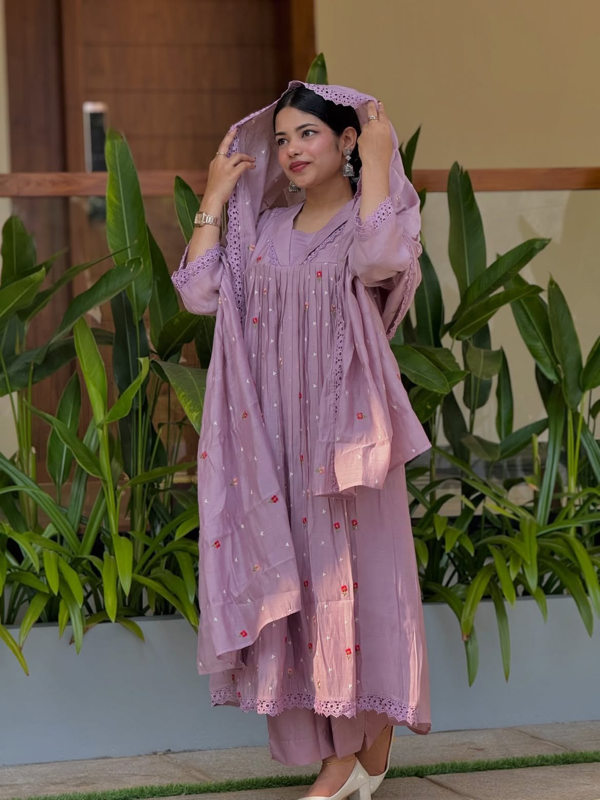 Vasundhara Sunlit Embroidered Kurta Set